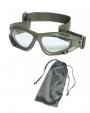 LUNETTE DE PROTECTION COMMANDO AIR SMOKE OLIVE MILTEC CLAIRE