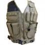 Veste tactique Tan 8 poches holster + ceinturon