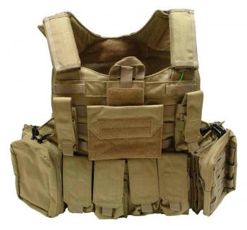 Tactical Ops - Gilet tactique MOLLE - Type Ciras - Elite Airsoft