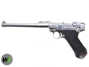 LUGER P08 FULL METAL SILVER WE