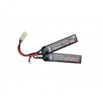 BATTERIE LIPO 7.4V 1100 MAH EN 2 MINI STICKS