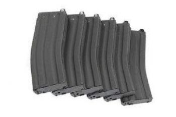 LOT DE 6 CHARGEURS SYSTEMA POUR M4 PTW 