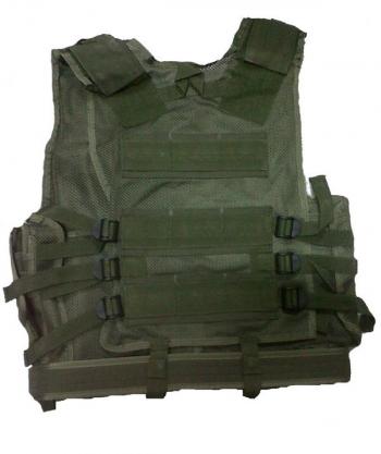 GILET TACTIQUE 8 POCHES + HOLSTER ET CEINTURON OD